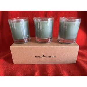 Gold Canyon 3 Pack Herbal Citrus 2 1/2 inch candles NEW